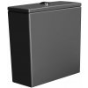 GSI KUBE X COLOR KUBE X nádržka k WC kombi, čierna mat 948126