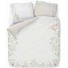 Pip Studio Posteľná bielizeň dvojlôžková CAMPO DE FLORES 200 x 220 cm, biela, bavlnený perkál