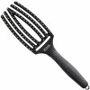 OLIVIA GARDEN FB1PC-CM Fingerbrush Combo Medium Black - Profesionálna kefa s diviačími štetinami