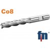 Fréza valcová čelná 6x24mm dlhá 4bř. HSS Co8 Weldon, 1 zub cez stred, typ N 121518.060