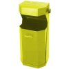 Kovový odpadkový kôš s popolníkom, 50 l, žltý