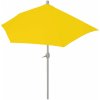 Garden-Shop Slnečník polkruh Parla - polyester/hliník - 270cm žltá bez stojana
