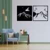 Obraz - tajomstvo hôr noc-deň Veľkosť rámu: 29x29cm - set