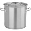 YATO Vysoký hrniec s pokrievkou – nerezová oceľ 25×25 cm, 12 L (YG-00012)
