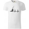 EKG Windsurfing - Tričko z organickej bavlny - L ( Biela )