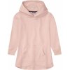 Pepperts dievčenské mikinové šaty s kapucňou bledoružová