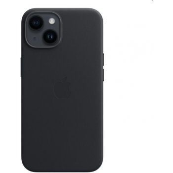 Apple Leather Case s MagSafe pro iPhone 14 - temně inkoustový MPP43ZM/A