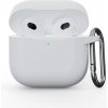 Enem Jednofarebný obal na Airpods 4 - White IRAIR4-019