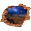 Fototapeta diera na stenu Hviezdna noc 90x70 cm