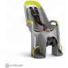 Hamax AMAZE detská sedačka na nosič, sivá/limetková/sivé polstrovanie
