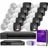 Súprava na monitorovanie IP 4Mpx 10 kamier IPCAM-B4-30DL, Hybrid Light, Záznamník 16ch, MD 2.0 - HiLook by Hikvision