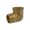 Mosadzné koleno 90° redukované 3/4“ vnz x 1/2“ voz
