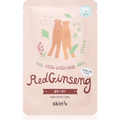 Skin79 Fresh Garden Red Ginseng revitalizačná plátenná maska s ženšenom 23 g