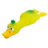 Oškubaná kachna s čupřinou, ležící, se zvukem, zelená, HipHop 18 cm