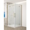 GELCO - TRINITY GOLD štvorcový kút 1100x1100 rohový vstup, matné sklo, GT2211-11M-G GT2211-11M-G