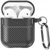 Techsuit CarbonFiber puzdro pre AirPods 1 / 2 – čierne
