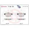 Sada brzdových platničiek kotúčovej brzdy BREMBO P 85 124
