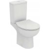 Ideal Standard Eurovit - WC kombi s doskou SoftClose, vario odpad, spodné napúšťanie, RimLS+, biela W007301