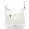MiaMore Kožená crossbody dámska kabelka biela
