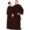 Koc Froster fleece 155 cm x 220 cm hnedý