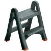 MDtools 155160 Pracovné schodíky, 2 priečky, skladacie, plast