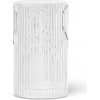 ferm LIVING Viečko na karafu RIPPLE 9 cm, jasné, sklo