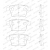 Sada brzdových platničiek kotúčovej brzdy FERODO (Federal-Mogul) FDB1885