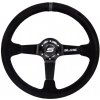 Športový volant WRC čierny semiš 350 mm