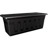 Nohelgarden Truhlík GARDEN plastový antracitový s dezénom - 40cm