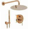 Rea Lungo, podomietková sprchová sada + BOX, medená lesklá, REA-P7999