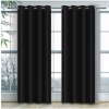 Mondo Italia Hotový záves na kruhoch Heaven čierny Čierna 140x230 cm