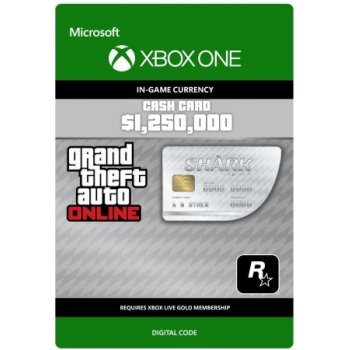 GTA 5 Online Great White Shark Cash Card 1,250,000$