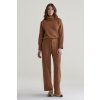 Gant nohavice WOOL KNITTED PANTS CACAO