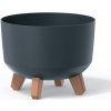 PROSPERPLAST Kvetináč GRACIA STANDARD 23,5 cm antracit