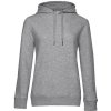 B&C Dámska mikina pre hlavu WW02Q Heather Grey M