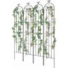 Kovová pergola SucceBuy s mriežkou, 220 cm