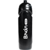 BrainMax plastová fľaša na vodu, bidon, čierna, 750 ml