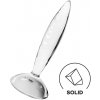 Satisfyer Sparkling Crystal sklenené dildo vrúbkované priehľadné