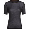 Dámske tričko Icebreaker W Mer 75 Cool-Lite Featherlight SS Crewe Veľkosť: L / Farba: čierna
