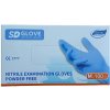 SD Gloves Nitrilové rukavice modré M 100ks Balenie: 100 ks