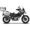 Kompletná sada hliníkových kufrov SHAD TERRA, 48L topcase 36L/36L bočné kufre, vrátane montážnej sady a platne SHAD SUZUKI DL 1000 V-Strom/ DL 1050 V-Strom