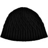 Pletená panská čiapka - čierna
