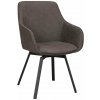 Sivé čalúnené jedálenské kreslá v súprave 2 ks Alison – Rowico