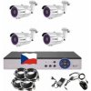 4CH 5MPx AHD kamerový set CCTV EONBOOM VR4B - DVR s LAN a 4x venkovní bullet kamera