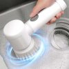 Elektrická rotačná čistiaca kefa 5v1 (Univerzálna pomôcka pre rýchle a efektívne čistenie)