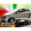 Deflektory - VW Golf VII Htb 2012-2019 (+zadné)