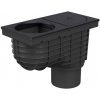 CHUDĚJ Lapač strešných splavenín D110 spodný, pre zvod d100mm - liatinový