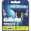 Gillette Mach3 Turbo 12 ks