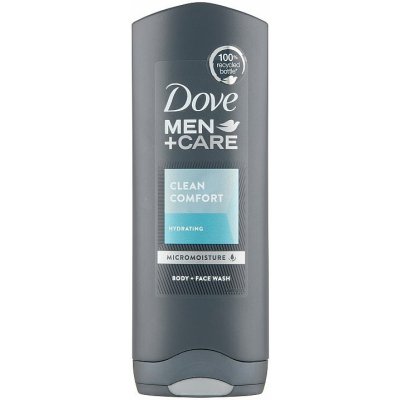 Dove Men+Care Clean Comfort sprchovací gél na telo a tvár 250 ml