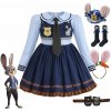 Dievčenské šaty Judy Zootropolis a doplnky 110 - 130 110 cm